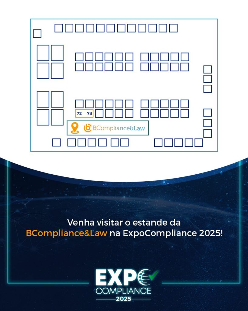 Convite para a Expocompliance 2025 com menção ao patrocínio da BCompliance&Law